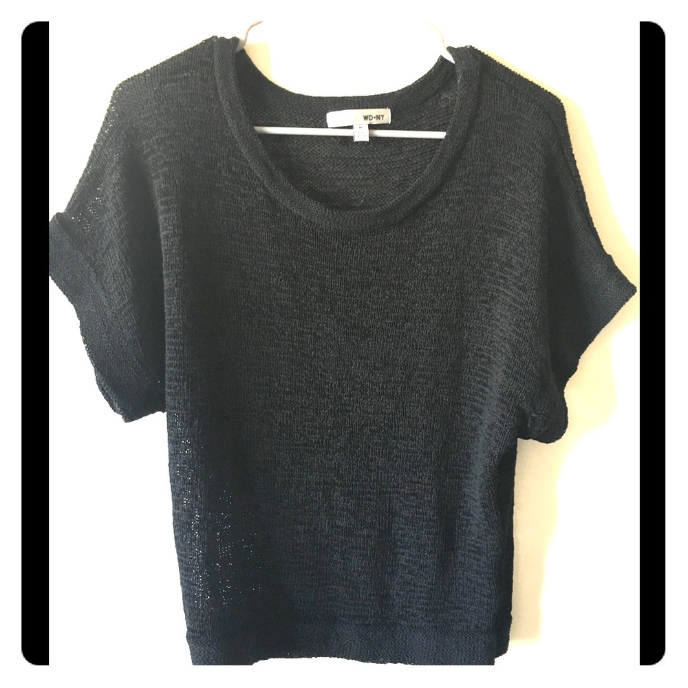 Open knit top